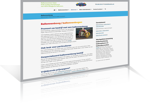 Ballonnetje.com - vervolgpagina