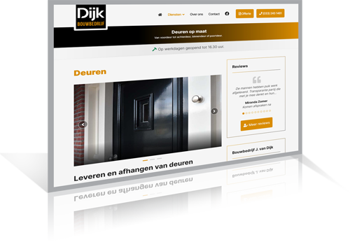 Bouwbedrijf-jvandijk.nl - vervolgpagina