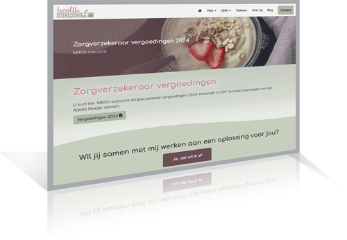 Healthworks4u.nl - vervolgpagina