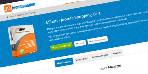 joomdonation eshop webshops