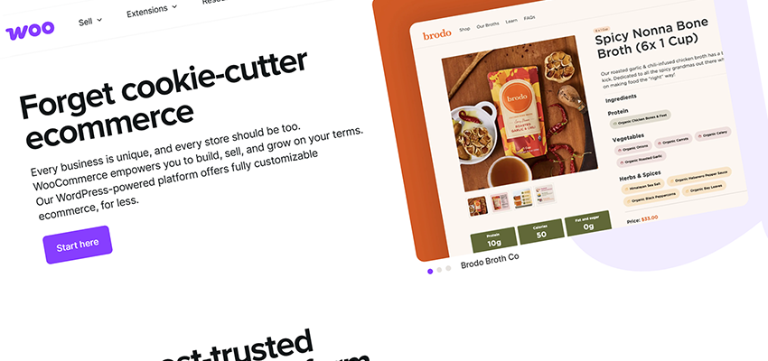WooCommerce webshop software
